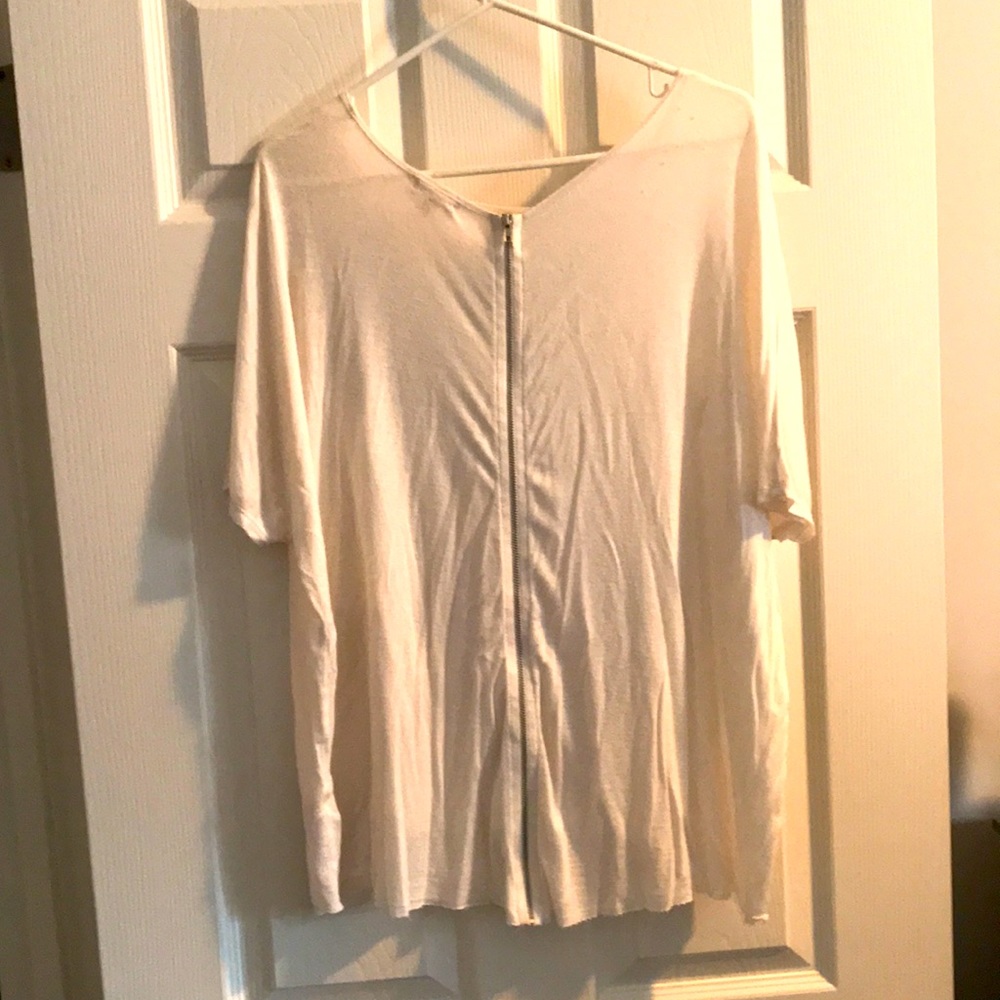 Soft white Silence + Noise shirt